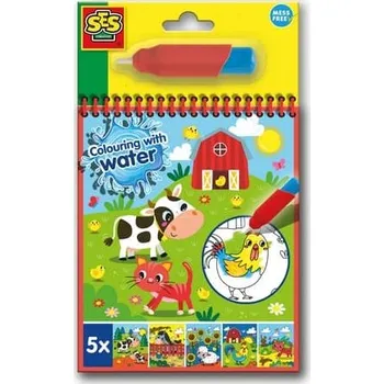 omalovánky Malování štětcem a vodou - Farma