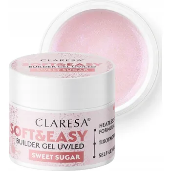 Lak na nehty Claresa Stavební Gel na nehty Soft & Easy Builder Gel 45 g - Sweet Sugar