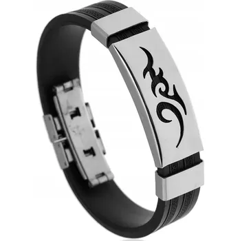 Náramek Pánský náramek Timur - Černá KP-33197