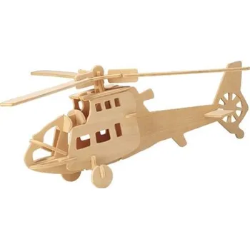3D puzzle WOODEN TOY , WCK 3D puzzle Bojový vrtulník