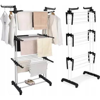 Sušák na prádlo Sušák na prádlo Omna volně stojící, skládací, 3-úrovňový, 78-127 cm
