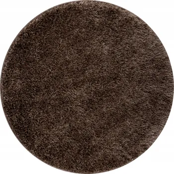 Koupelnová předložka KOUPELNOVÁ PŘEDLOŽKA kulatá 67 cm HLADKÁ béžová PROTISKLUZOVÁ MĚKKÁ #KPL357