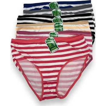 Dámské spodní prádlo TMNT Dámské bavlněné kalhotky 3x kusy vícebarevné 06 Barva: Černá, Velikost: 4XL-5XL