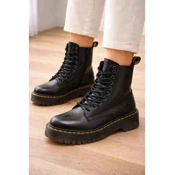 Pánská móda Boty Dr. Martens Jadon - černá (polished smooth black)