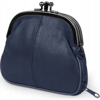 Peněženka Kaletnik peněženka z pravé lícové kůže modrá - dámská