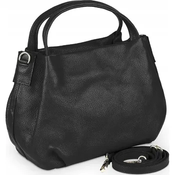 Kabelka Vera Pelle kabelka z pravé lícové kůže černá