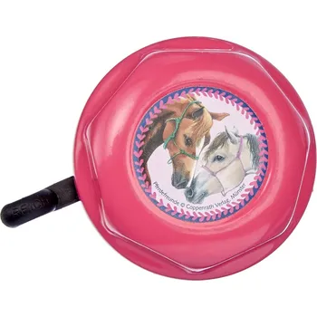 Zvonek na kolo Mechanický zvonek na kolo BIKE FASHION Koníci 55 mm