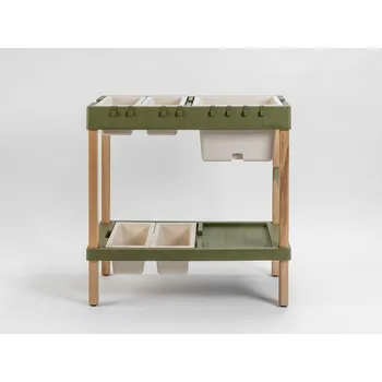 Pěstební box Plastia Pěstební ponk - olivová