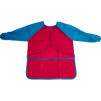 Dětská zástěra FANDY Zástěrka na výtvarnou výchovu Sleeve 1 modrá/růžová