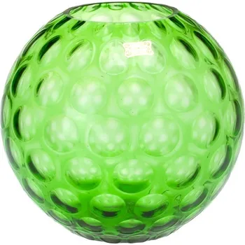 Váza Egermann, Nový Bor Váza koule 20 cm - EGERMANN - positive green