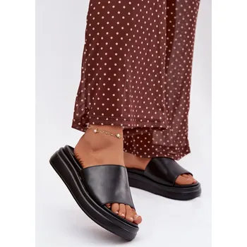 Dámské pantofle Boto Dámské nazouváky na platformě Tanelisse Barva: Černá, Velikost: 38