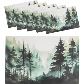 prostírání Vánoční prostírání na stůl Altom Design Secret Forest 28x43 cm, 6 ks