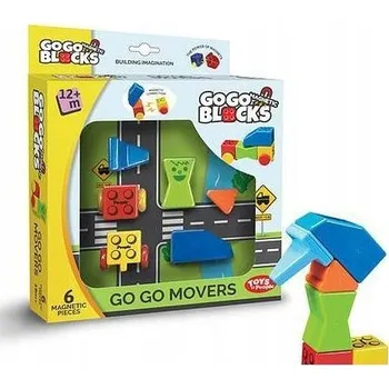 ostatní stavebnice MAGNETICKÉ STAVEBNICE POJĎME PLAVAT A JEĎME 6 DÍLŮ