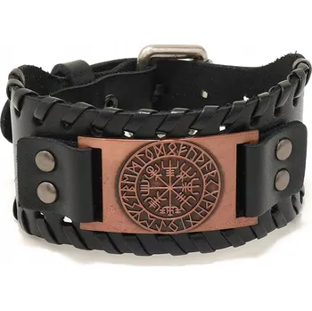 Náramek Náramek RO - 33403 - Černá/hnědá KP-33403