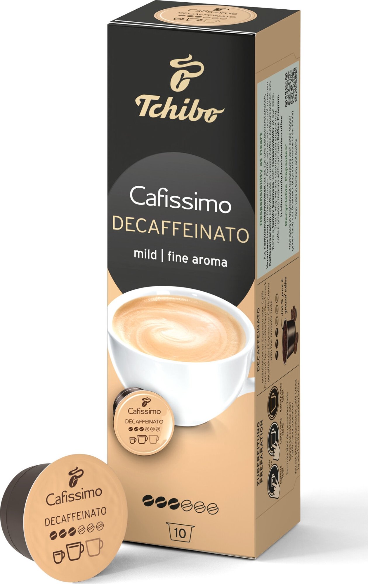 535542 - Tchibo - Caffè Crema bez kofeinu - Intenzita: 3/6