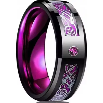 Prsten Prsten GA - 31920 - Černá/Fialová/62mm KP-31920