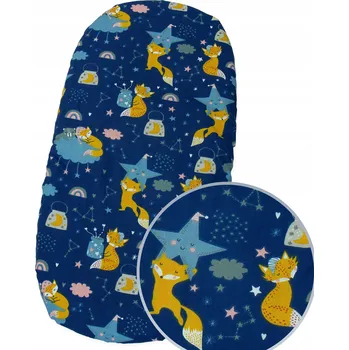 Prostěradlo PROSTĚRADLO DO KOČÁRKU KORBIČKY KOLÉBKY BAVLNĚNÉ Kerstin