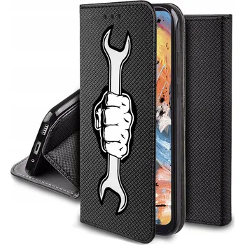 Pouzdro na mobilní telefon Flipové pouzdro KrainaGSM pro Honor Magic5 Lite, černé