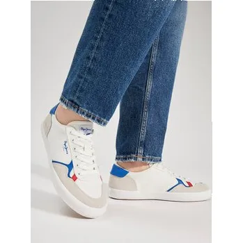 Pánská obuv Sneakersy Pepe Jeans Travis Brit M PMS31038 Bílá 45