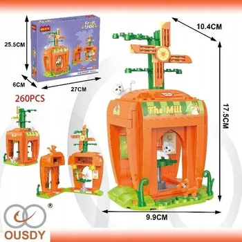 ostatní stavebnice Stavebnice Oranžový mlýn Hračka