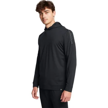 Pánská mikina Pánská mikina s kapucí Under Armour Playoff Hoodie velikost M black