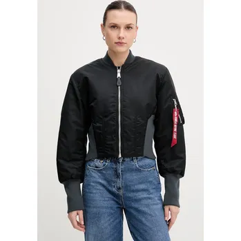 Pánský bomber Bomber bunda Alpha Industries Waisted MA-1 Wmn 148003 černá 99X, vel. S