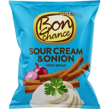 Slaná tyčinka Bon Chance chlebové tyčinky zakysaná smetana&jarní cibulka 150g