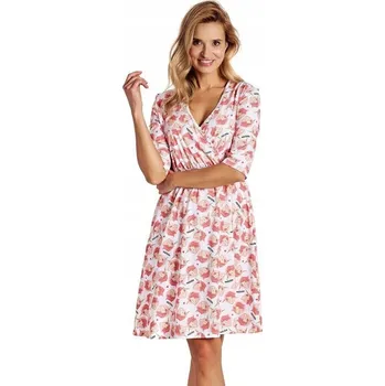 Dámská noční košile Na kojení noční TARO 3141 bílá [Velikost S]