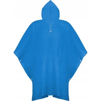 Dámský kabát Agrafka dámský kabát modrý oversize s kapucí univerzální velikost