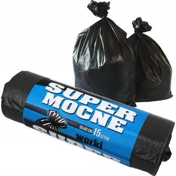 Pytle na odpadky Pytle na odpad Super Silné 10 ks 60 Litrů Černé na Třídění