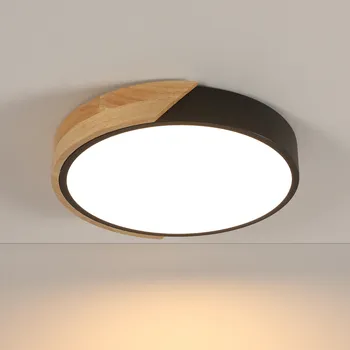 LED STROPNÍ SVÍTIDLO PLAFON ČERNÉ KULATÉ MODERNÍ DO LOŽNICE 3000K 24W