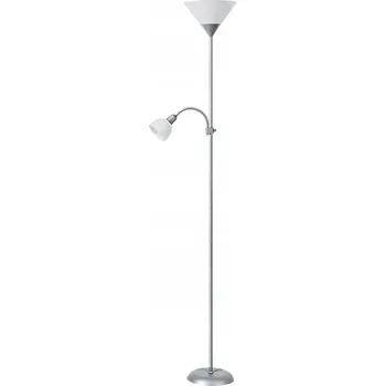 Stojací lampa Stojací lampa Rabalux Action E27 50 W bílá, šedá
