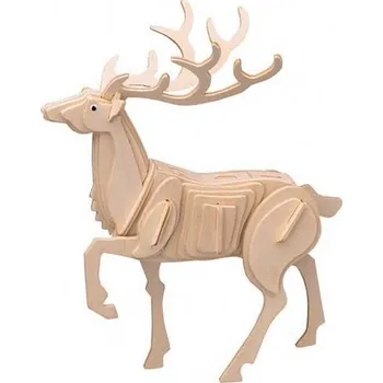 3D puzzle WOODEN TOY , WCK 3D puzzle Jelen