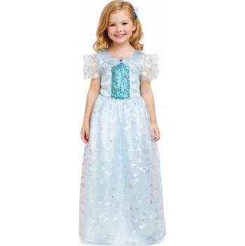 Karnevalový kostým Kostým Modrá Princezna kostým 130/140 Cm