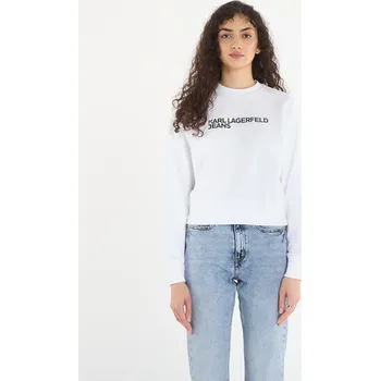 Dámská mikina Mikina Karl Lagerfeld Jeans Reg Essential Logo Sweat White S