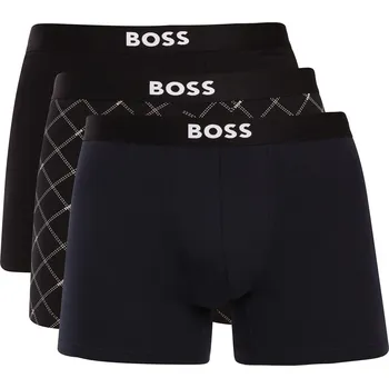 Boxerky 3PACK pánské boxerky BOSS vícebarevné (50549856 002) XXL Možnost vrácení zboží ZDARMA do 120 dnů!