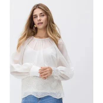 Dámská halenka Reserved - Halenka ze směsi lyocellu - krémová - TX430-01X - TX430-01X-S