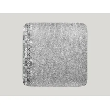 Talíř Talíř čtvercový 33 x 33 cm - šedá