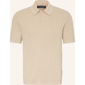 Pánská košile Marc O'polo Pánské Pletené Polo Tričko, béžová, XL