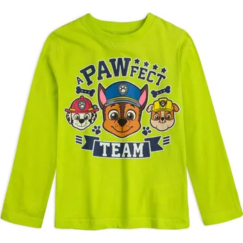 Chlapecké tričko Dětské tričko PAW PATROL TEAM zelené Velikost: 104