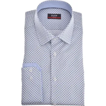 Pánská košile Košile Pure Slim Fit "City" jemný vzor E11001_21104_173 velikost: 41/42, délka rukávu: dlouhý rukáv