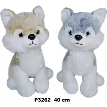 plyšák Pes Husky 30 cm 2953