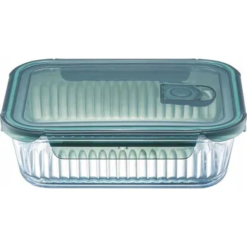 Dóza na potraviny Skleněná obdélníková dóza Ambition Rillet 370 ml