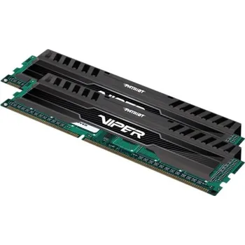 Operační paměť Patriot Viper 3 Black Mamba 16GB DDR3 1600MT/s Operační paměť, DDR3, 16GB (2× 8GB kit), 1600MHz, CL9, 1,5V, XMP 1.3, s chladičem, černá PV316G160C9K