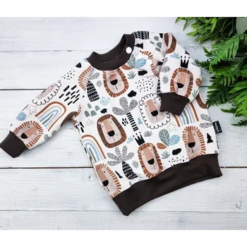 Dívčí mikina Kulišárny Mikina basic LION VELIKOST: 74