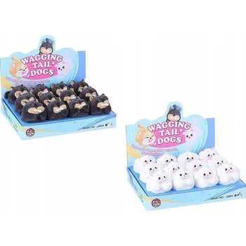 plyšák Plyšový pejsek vrtící ocasem 9 Cm MIX /ADAR