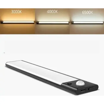 LED panel LED bezdrátová lišta s pohybovým senzorem a změnou barev, 23 cm