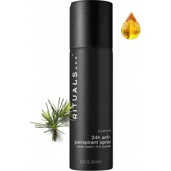 Rituals Homme Antiperspirant ve spreji ve spreji Vitamín E 200 ml