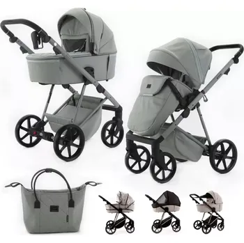 Kočárek ADAMEX Kočárek kombinovaný Delta Natura Mint