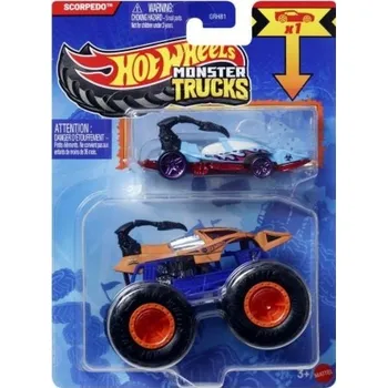 autodráha Mattel Hot Wheels Monster Trucks s angličákem SCORPEDO, JCG39
